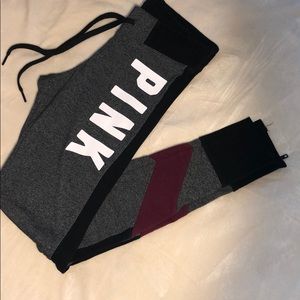 Pink Victoria’s Secret leggings size xs